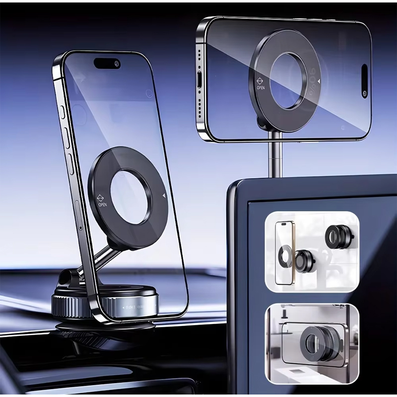 Foldable Magnetic Phone Holder - Car Vacuum recension och pris
