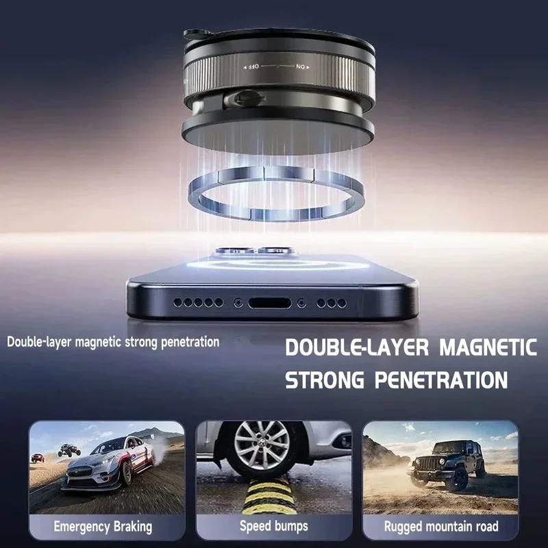 New vacuum magnetic car phone  - Car Vacuum recension och pris