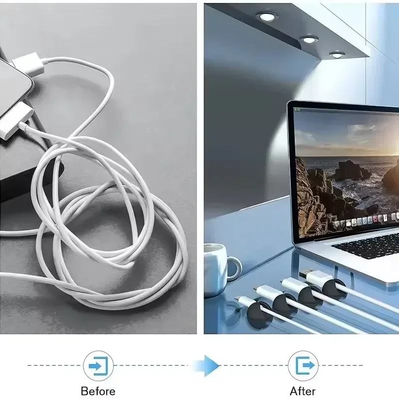 Desktop Cable Clips Portable A - Car Cable Organizer recension och pris