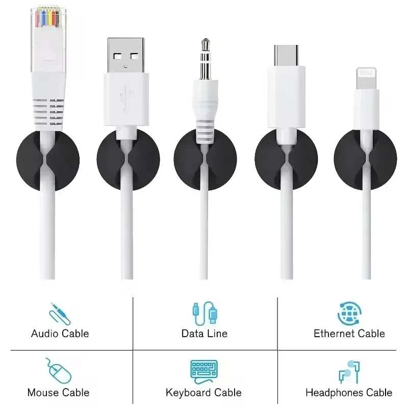 Desktop Cable Clips Portable A - Car Cable Organizer recension och pris