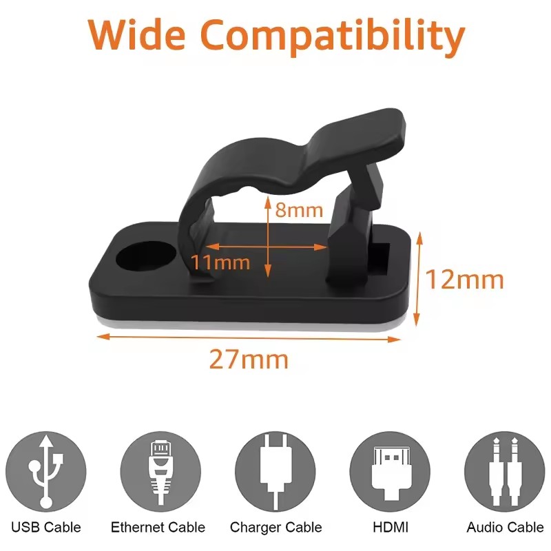 Self Adhesive Cable Clips Cord - Car Cable Organizer recension och pris