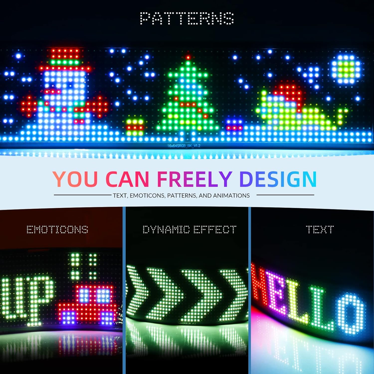LED Car Sign Flexible LED Matr - Car Led Light recension och pris