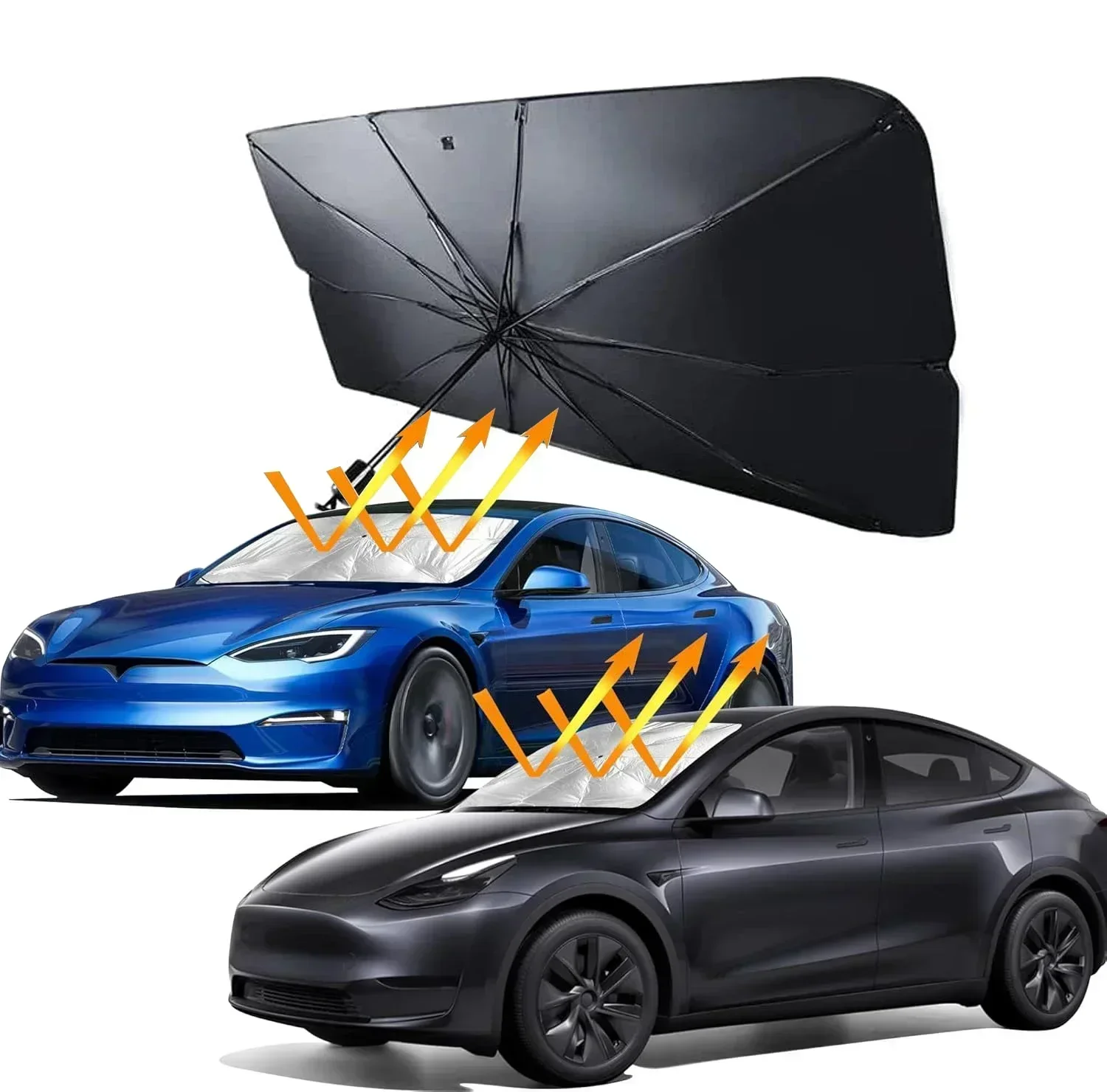 Car Parasol Inside The Front W - Windshield Sun Shade recension och pris