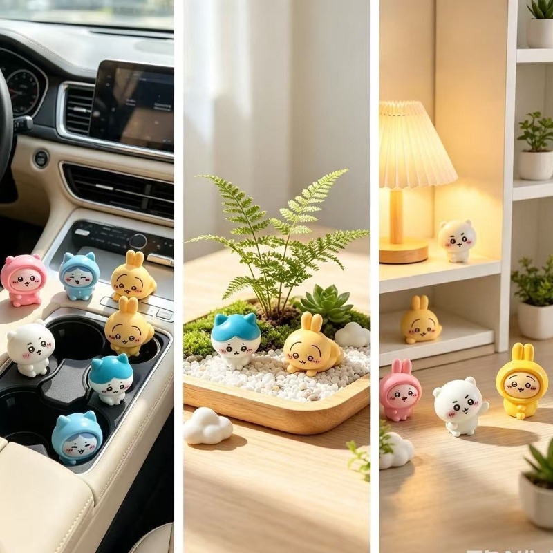 Chiikawa Mini Figurine, Cute U - Car Accessories Japanese recension och pris